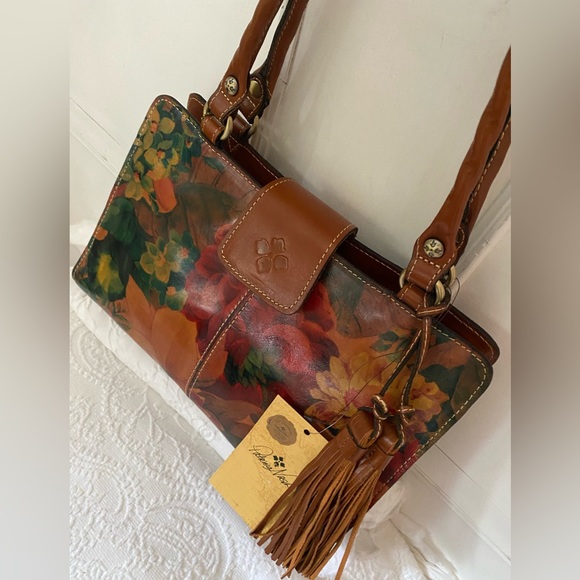 Patricia Nash Floral * Rienzo* Satchel .NWT - Picture 4 of 10